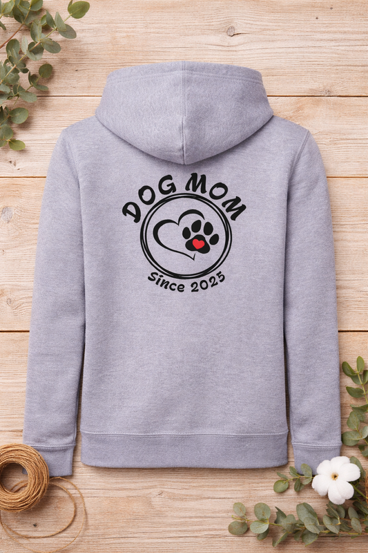 Gilet à personnaliser Zip DOG MOM Since...