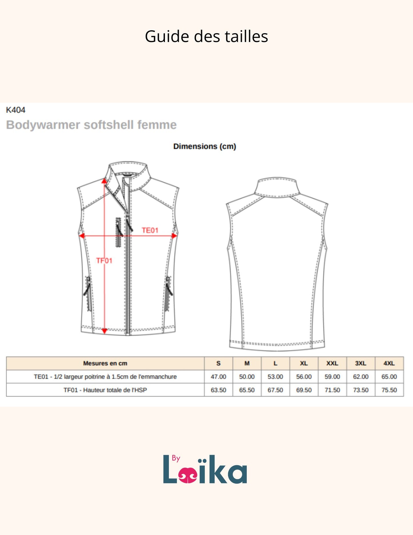 Bodywarmer Softshell à personnaliser femme