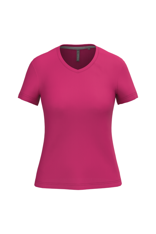 Tee-shirt col V - Femme