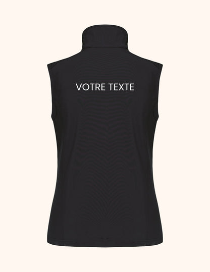 Bodywarmer Softshell à personnaliser femme