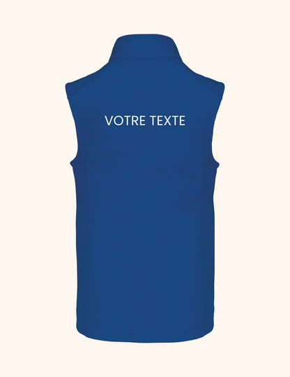 Bodywarmer Softshell à personnaliser homme