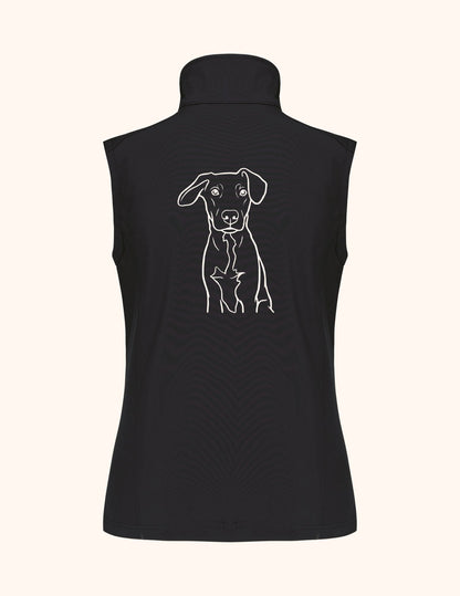 Bodywarmer Softshell à personnaliser femme