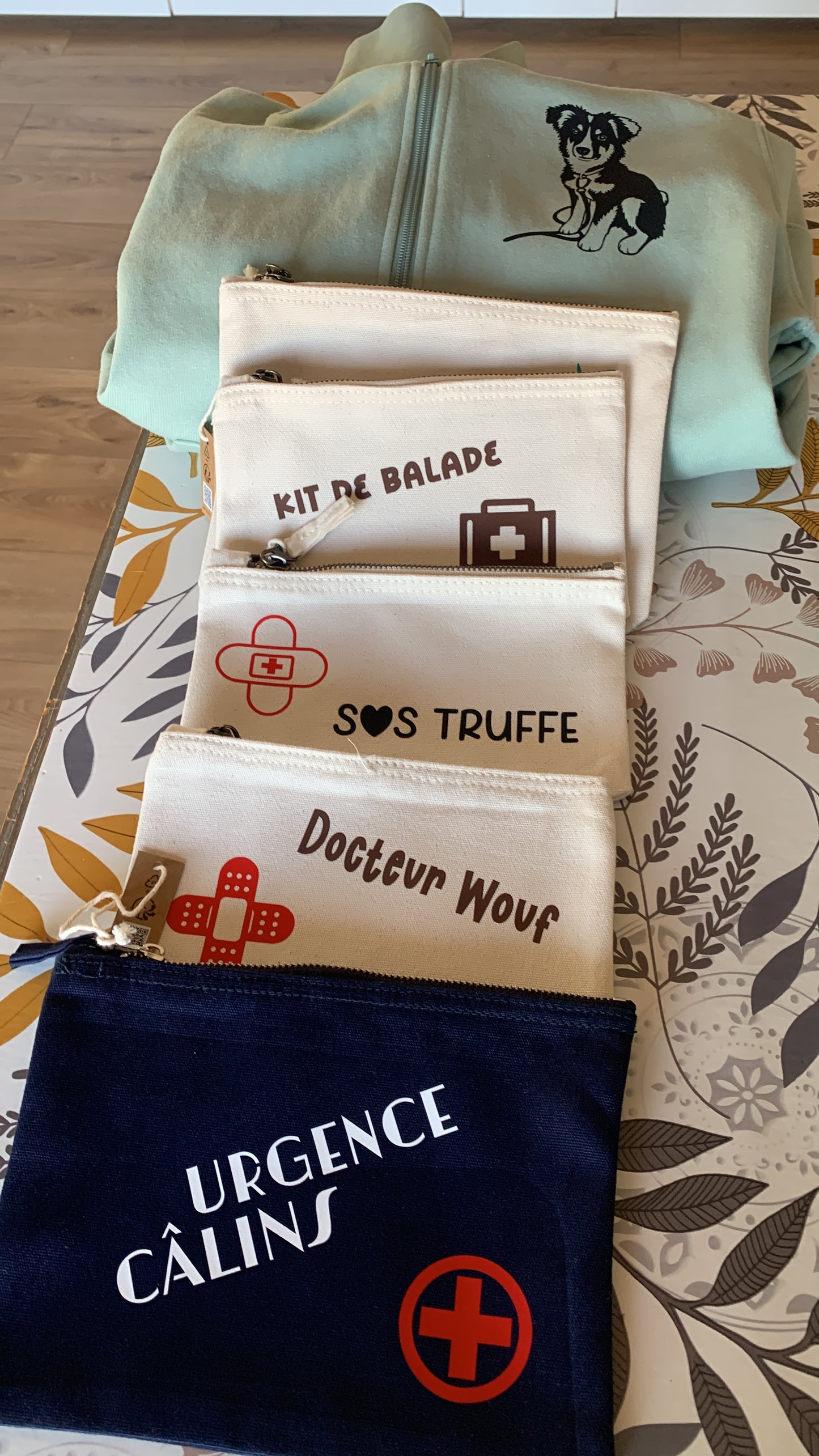 Pochette en toile de coton