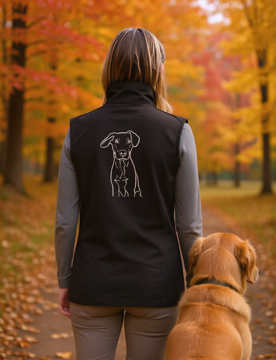 Bodywarmer Softshell à personnaliser femme