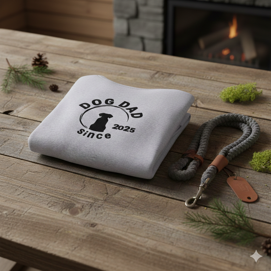 Gilet Sweat Zip DOG DAD Since...