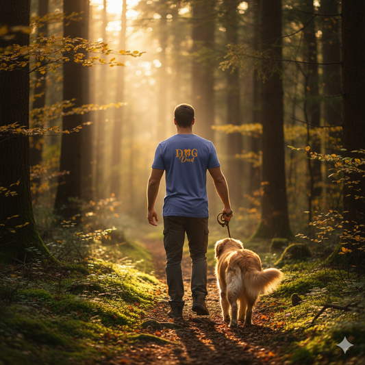 Tee-Shirt DOG DAD BORDER
