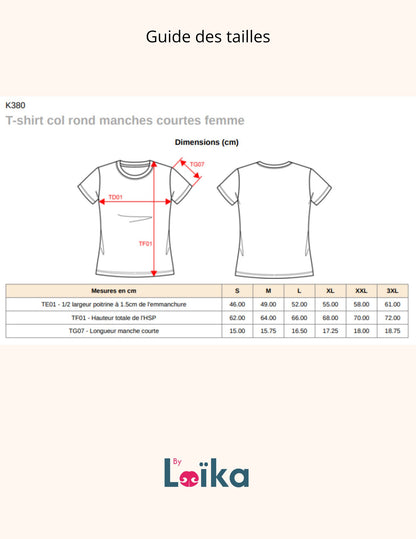Tee-shirt col rond - Femme