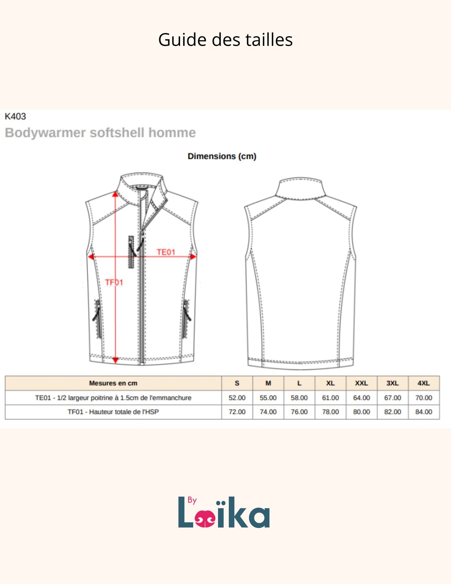 Bodywarmer Softshell à personnaliser homme