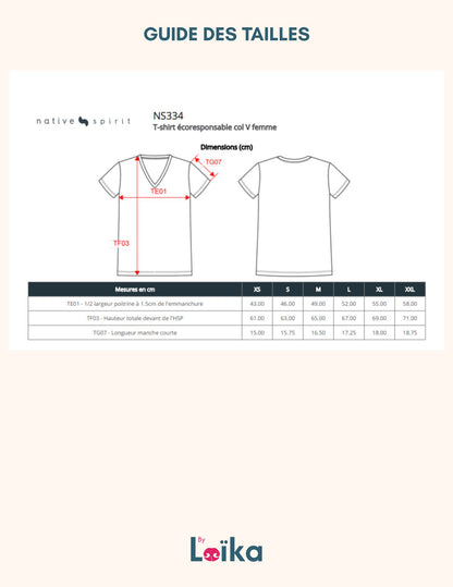 Tee-Shirt Love col V