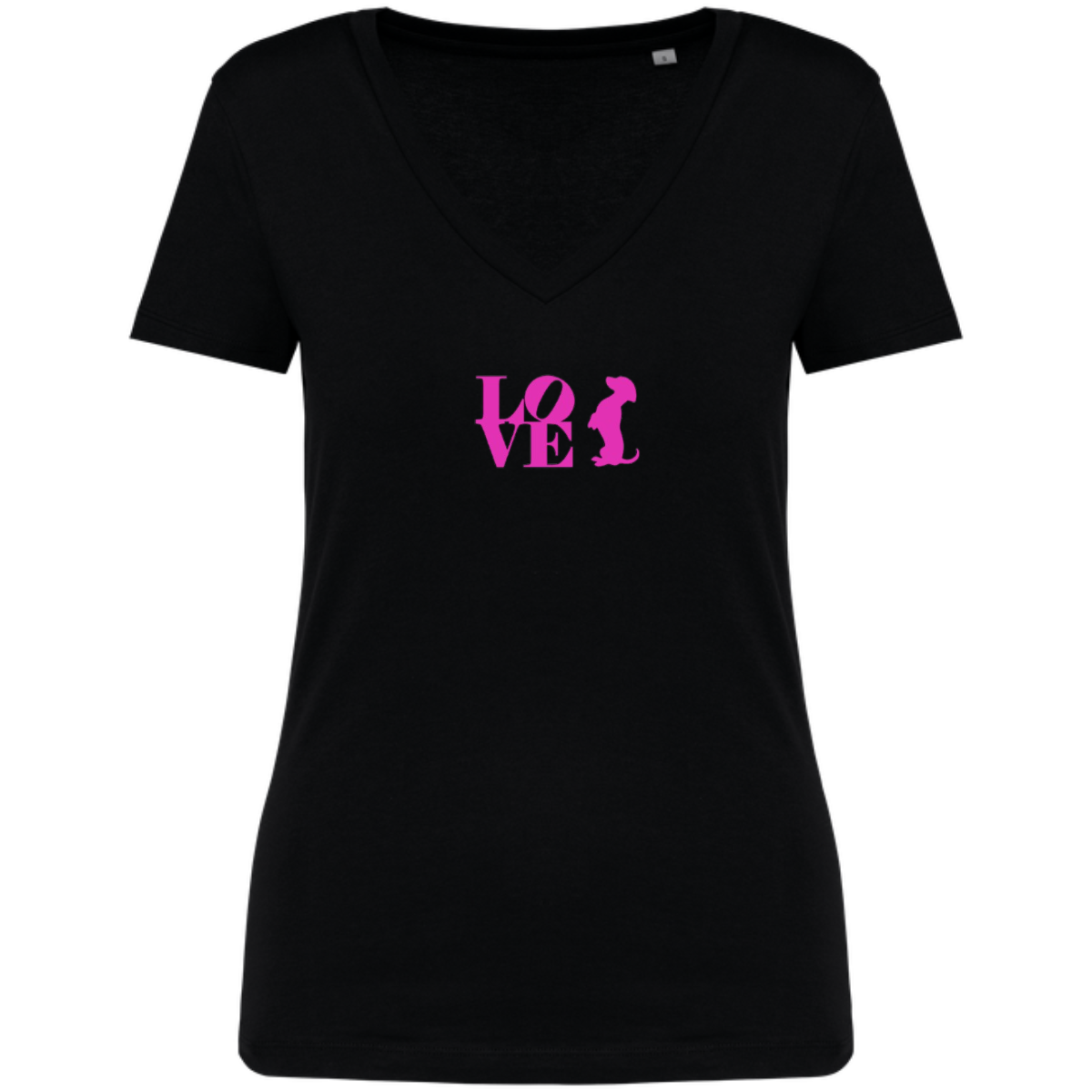 Tee-Shirt Love col V