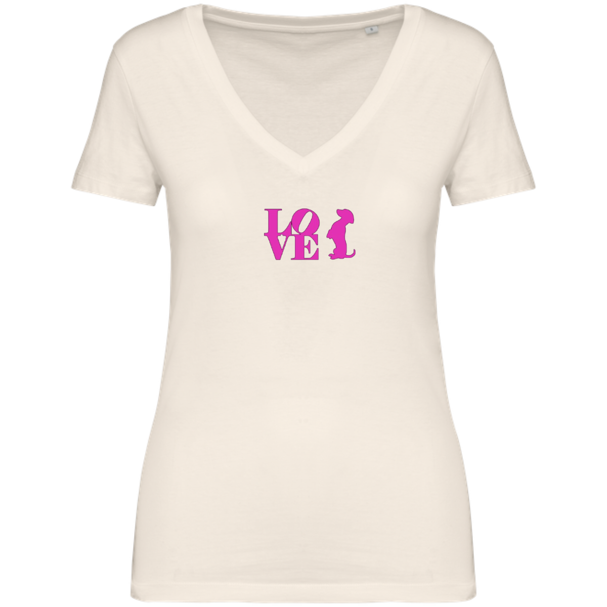 Tee-Shirt Love col V