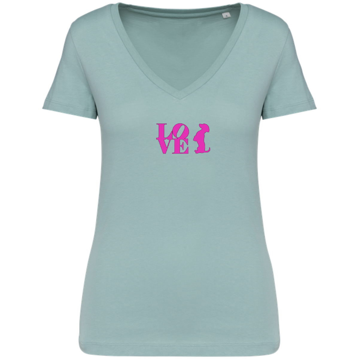 Tee-Shirt Love col V