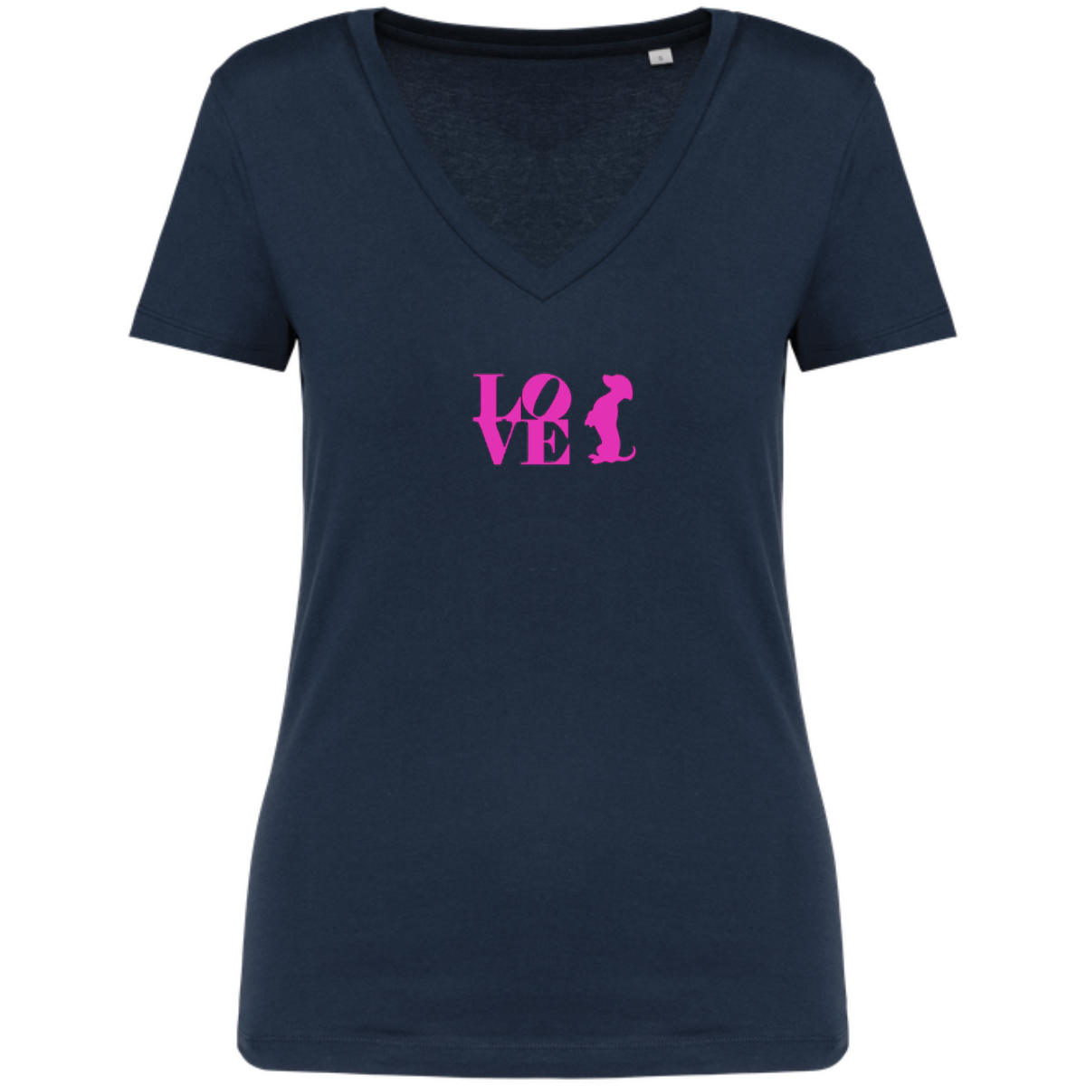 Tee-Shirt Love col V