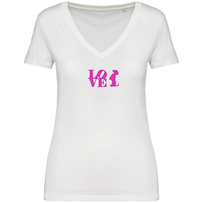 Tee-Shirt Love col V