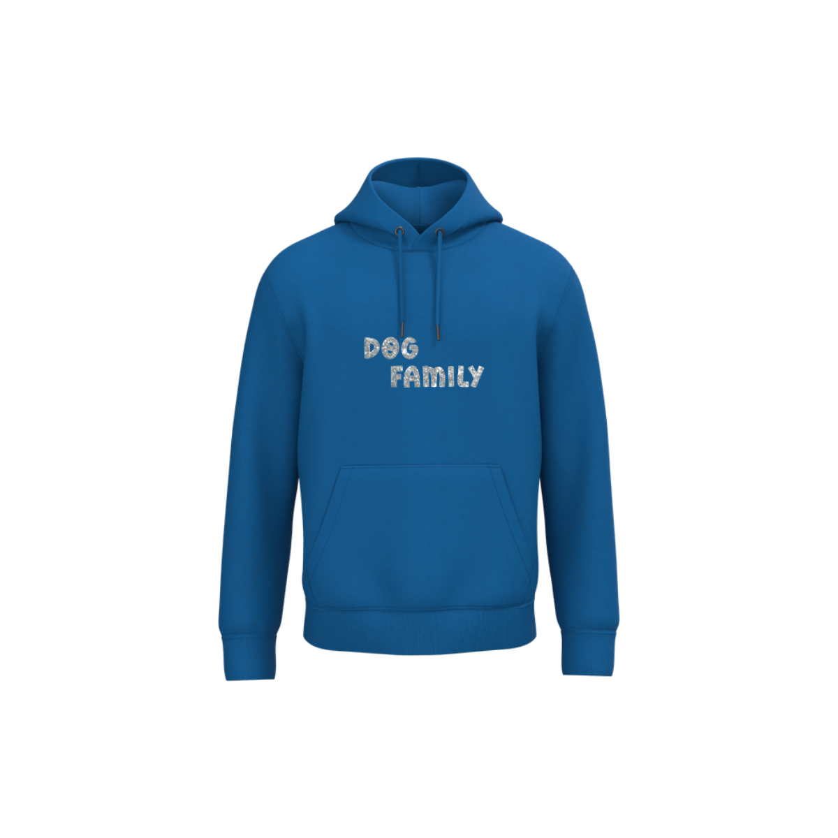Sweat DOG FAMILY Pailleté Argent