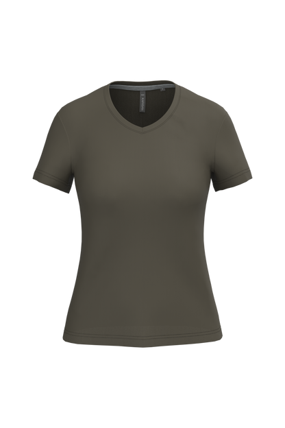 Tee-shirt col V - Femme