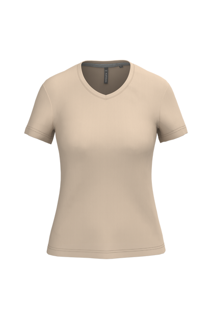 Tee-shirt col V - Femme