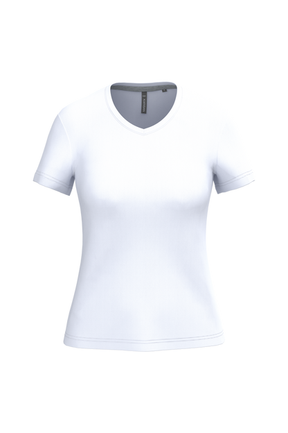 Tee-shirt col V - Femme
