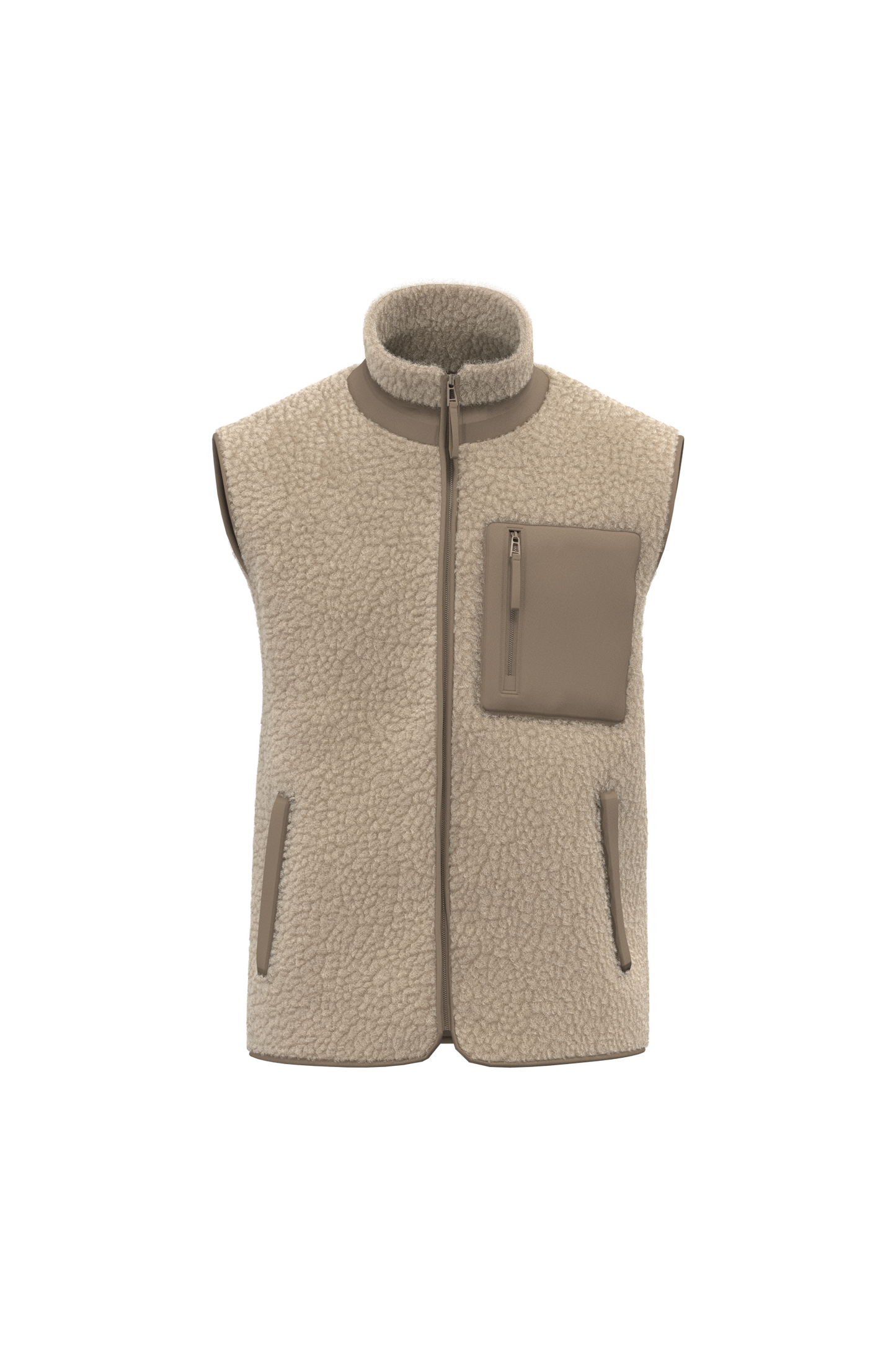 Bodywarmer en Sherpa personnalisable unisexe