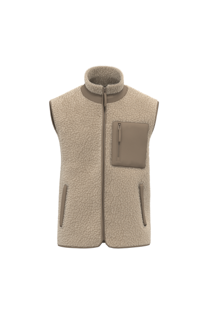 Bodywarmer en Sherpa personnalisable unisexe