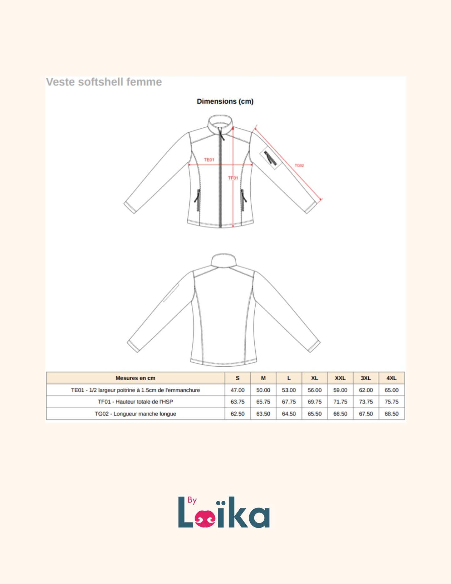 Veste Softshell à personnaliser femme